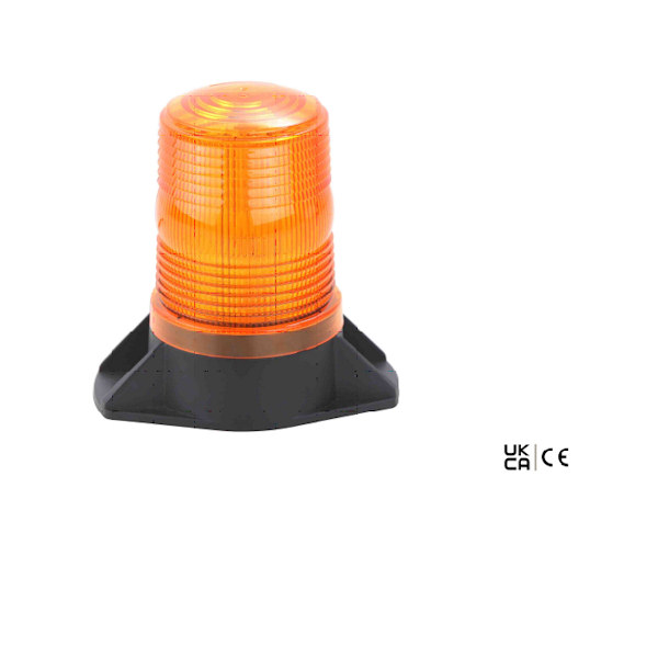 0-445-78 Durite 0-445-78 - Amber Beacon with 2 Bolt Base